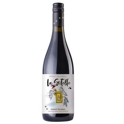 Изображение товара Вино красное полусухое Les Celliers Jean d'Alibert, "La Sitelle" Rouge, Comte Tolosan IGP, 2021 0.75 л