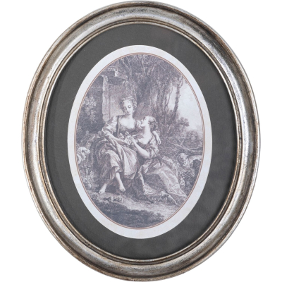 Изображение товара Панно настенное Glasar под старину, овальное 25х3х29 см