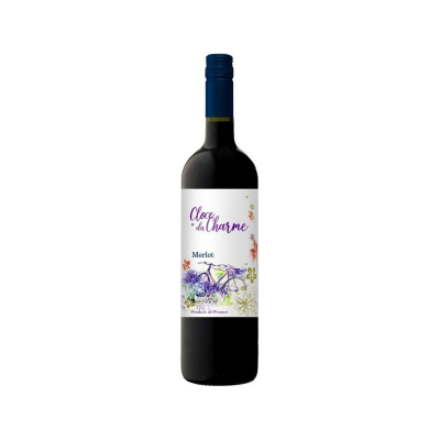 Изображение товара Вино красное сухое Les Celliers Jean d'Alibert, "Cloce du Charme" Merlot, Pays d'Oc IGP 0,75