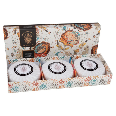 Изображение товара Набор мыла La Florentina Vanille & Sandal Wood 3 шт по 115 г - натуральный уход для тела