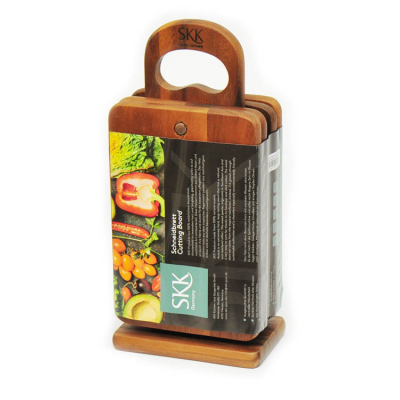 Изображение товара Набор досок из акации 4 шт. темные 21х14х1 см SKK