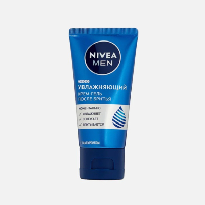 Изображение товара Крем-гель после бритья Nivea Men увлажняющий 50 мл для свежести и увлажнения кожи Изображение товара Крем-гель после бритья Nivea Men увлажняющий 50 мл для свежести и увлажнения кожи