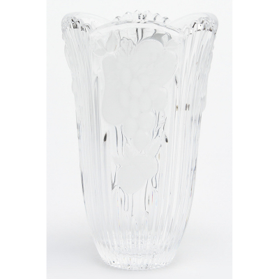 Изображение товара Высокая прозрачная ваза из хрусталя Crystal Bohemia 20,5 см для фруктов или декора