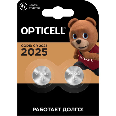 Изображение товара Батарейки Opticell Specialty 2025 3В 2шт для часов и гаджетов