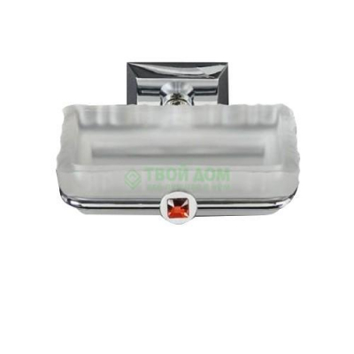 Изображение товара Мыльница CRISTAL ET BRONZE 7755 серебряная металлическая с пластиком Изображение товара Мыльница CRISTAL ET BRONZE 7755 серебряная металлическая с пластиком