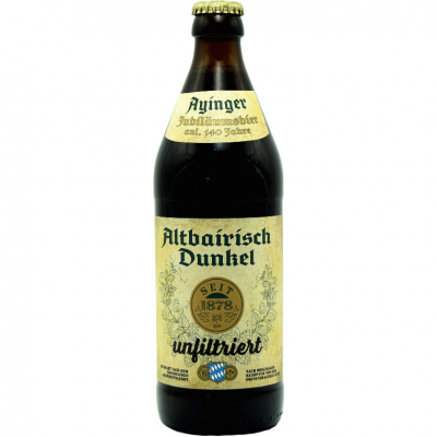 Изображение товара Пиво коричневое Ayinger Altbairisch Dunkel Unfiltriert 0.5 л