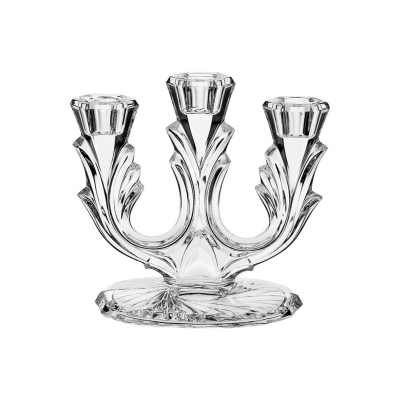 Изображение товара Подсвечник Crystal Bohemia 3-х рожковый из богемского хрусталя Изображение товара Подсвечник Crystal Bohemia 3-х рожковый из богемского хрусталя