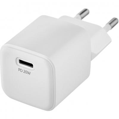 Изображение товара Зарядное устройство uBear Select 20W USB-C для быстрой зарядки, белое Изображение товара Зарядное устройство uBear Select 20W USB-C для быстрой зарядки, белое