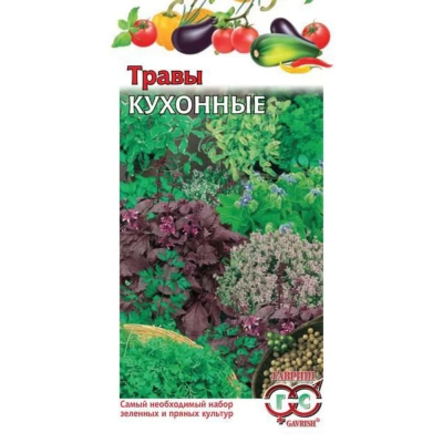 Изображение товара Семена Гавриш Кухонные травыx 3,4 г
