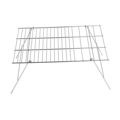 Изображение товара Кемпинговая решетка-гриль Forester Mobile 2 в 1 серебряная 45х30х20 см