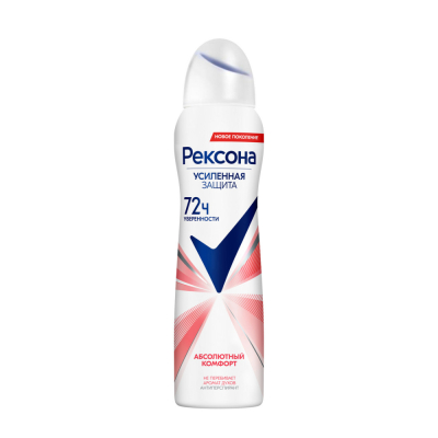 Изображение товара Дезодорант-антиперспирант Rexona Абсолютный комфорт 150 мл для женщин