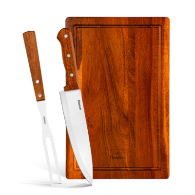 Изображение товара Набор для BBQ разделочная доска, 3 предмета, x30cr13