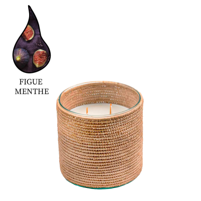 Изображение товара Аромасвеча Nour Bougie Alterna Figue menthe бежевая 2400 г