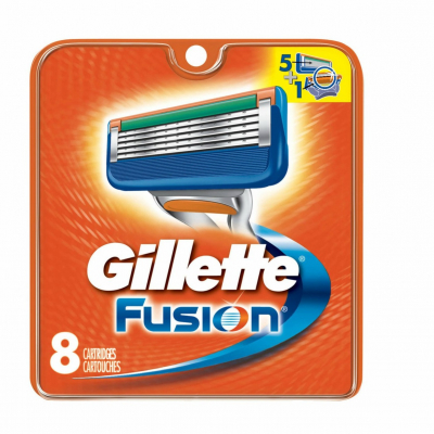 Изображение товара Сменные кассеты Gillette Fusion 8 шт для гладкого и комфортного бритья