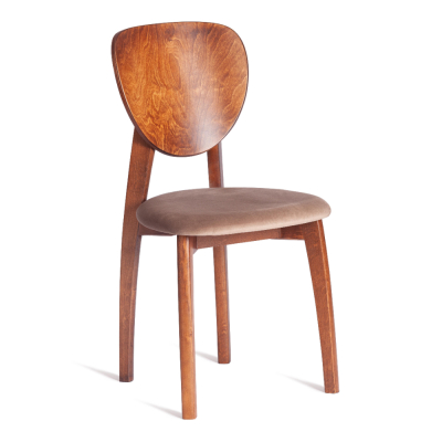 Изображение товара Стул ТС из бука коричневый с мокко 42х42х85 см