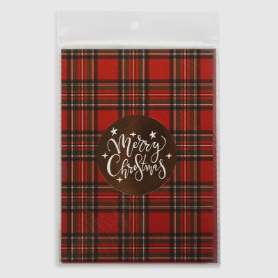 Изображение товара Открытка с конвертом Mercury Tartan 12,7x18 см