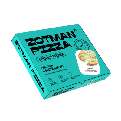 Изображение товара Пицца Zotman Сырная замороженная 20х30, 390 г