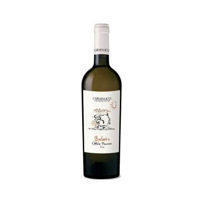 Изображение товара Белое полусухое итальянское вино Carminucci Belato Offida Pecorino 0,75Л