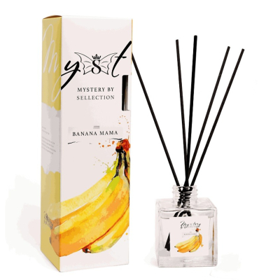 Изображение товара Аромадиффузор Banana Mama 100 мл Sellection с кожурой банана и сахарной пудрой Изображение товара Аромадиффузор Banana Mama 100 мл Sellection с кожурой банана и сахарной пудрой