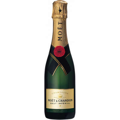 Изображение товара Шампанское Moet & Chandon Brut Imperial 375 мл премиальный напиток Изображение товара Шампанское Moet & Chandon Brut Imperial 375 мл премиальный напиток