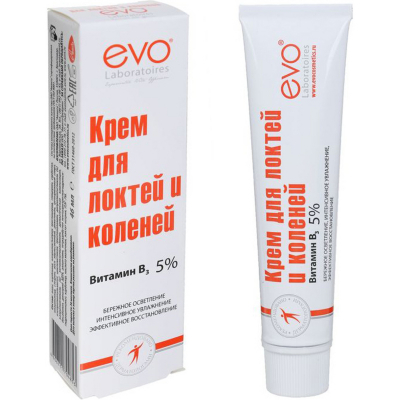 Изображение товара Осветляющий крем для локтей и коленей Evo Laboratoires 46 мл увлажнение и восстановление сухой кожи