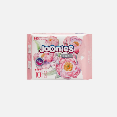 Изображение товара Прокладки гигиенические Joonies Luxe дневные 10 шт Изображение товара Прокладки гигиенические Joonies Luxe дневные 10 шт