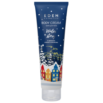 Изображение товара Крем для тела Eden winter story blue с ароматом клюквы и апельсина 150 мл