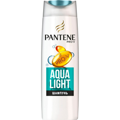 Изображение товара Шампунь Pantene Pro-V Aqua Light Для тонких, склонных к жирности волос Изображение товара Шампунь Pantene Pro-V Aqua Light Для тонких, склонных к жирности волос