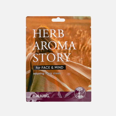 Изображение товара Тканевая маска для лица L.sanic Herb aroma story с экстрактом пачули 25 мл