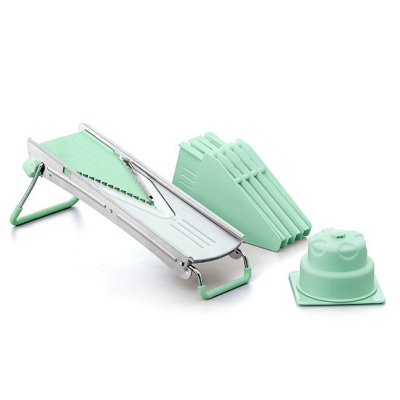 Изображение товара Регулируемая терка-шинковка Fissman profi 39x15x14см с 5 сменными лезвиями