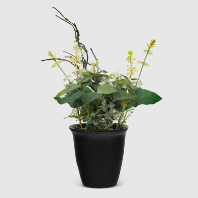 Изображение товара Цветы в горшке Конэко-О - искусственные цветы высокого качества