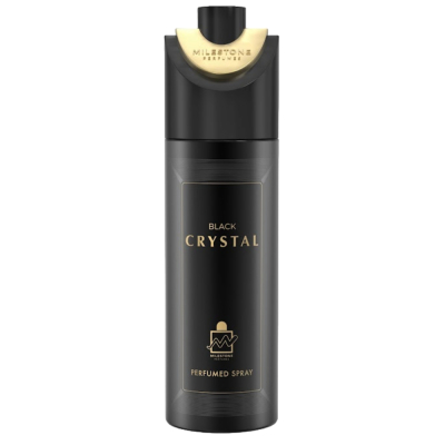 Изображение товара Дезодорант парфюмированный женский Milestone Black crystal 200 мл Изображение товара Дезодорант парфюмированный женский Milestone Black crystal 200 мл