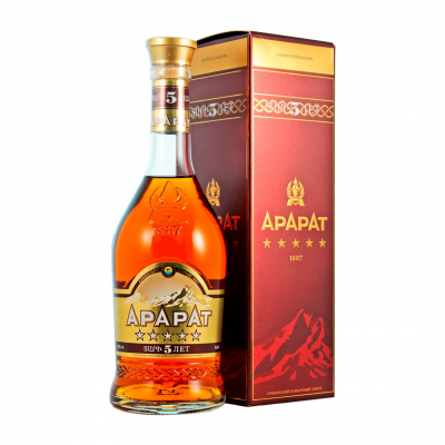 Изображение товара Коньяк Арарат 5 лет 0,5 л