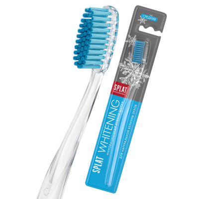 Изображение товара Инновационная зубная щетка SPLAT Professional WHITENING средняя цвет в ассортименте Изображение товара Инновационная зубная щетка SPLAT Professional WHITENING средняя цвет в ассортименте