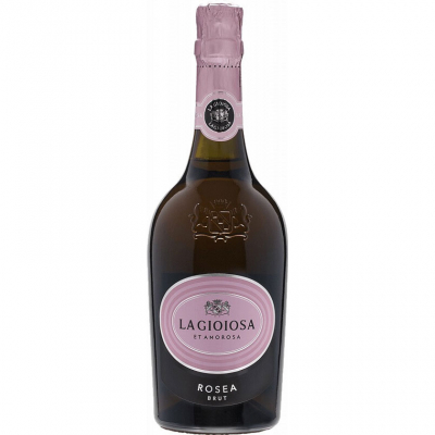 Изображение товара Игристое вино розовое сухое "La Gioiosa" Rosea Rose Brut 0,75 л