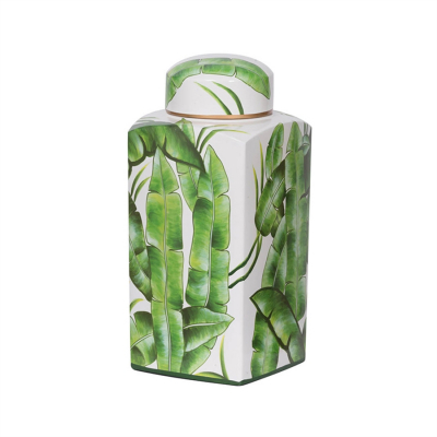 Изображение товара Ваза Glasar с крышкой 17x17x36 см