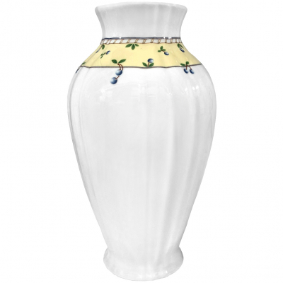 Изображение товара Ваза Thun Мелкие ягоды на бледно-желтом фоне 29,5 см