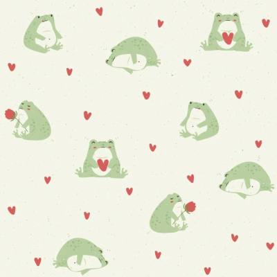 Изображение товара Бумага для подарков Be Smart 70х100 см, Коллекция "Forest", лягушка