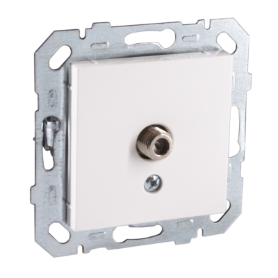 Изображение товара Встраиваемая ТВ-розетка Netelsan Byobu белая для надежного подключения