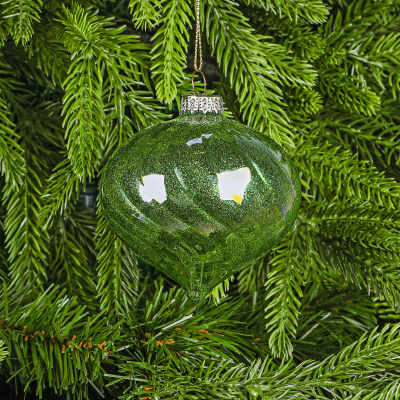 Изображение товара Шар стеклянный новогодний Yancheng Shiny блестящий 8х8х8 см