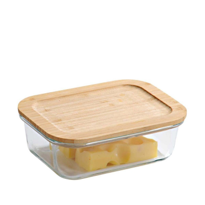 Изображение товара Стеклянный контейнер с крышкой Kesper объем 850 мл Изображение товара Стеклянный контейнер с крышкой Kesper объем 850 мл