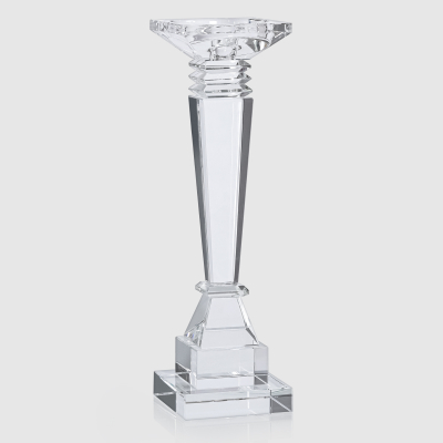 Изображение товара Подсвечник хрустальный Xiaogan xinhua на одну свечу 31 см классика стиль