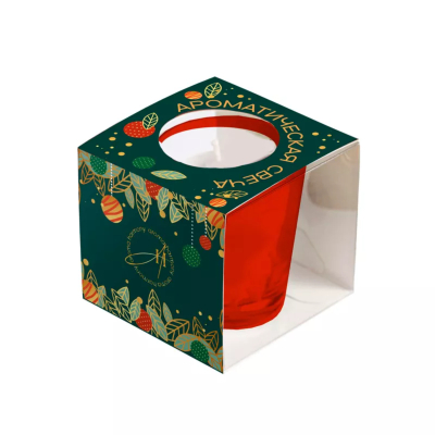 Изображение товара Свеча новогодняя Aroma Harmony вишневый пирог 60 г