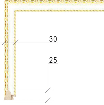 Изображение товара Рама Декарт багетная 40/40 КРЗ3 210081