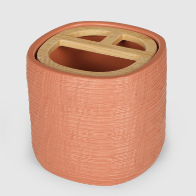 Изображение товара Держатель для зубных щеток Aspire sanitary из полирезина Дерево