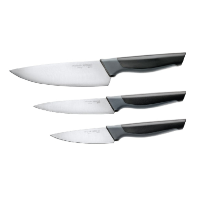 Изображение товара Набор ножей Apollo Genio Atom ATM-31, 3 предмета, нержавеющая сталь Изображение товара Набор ножей Apollo Genio Atom ATM-31, 3 предмета, нержавеющая сталь
