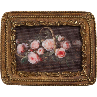 Изображение товара Картина Glasar цветы 9x2x12 см из полисмолы и холста