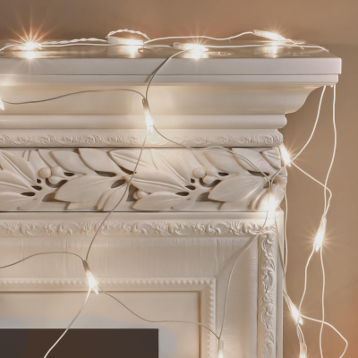 Изображение товара Электрогирлянда новогодняя Reason занавес 140 LED 120х150 см, теплый белый без стартового шнура