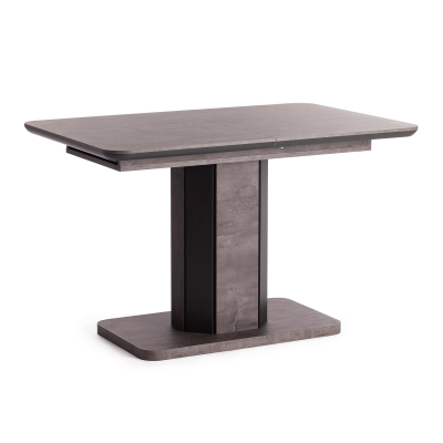 Изображение товара Обеденный стол TC Skat 120-160х80см графит оникс трансформируемый