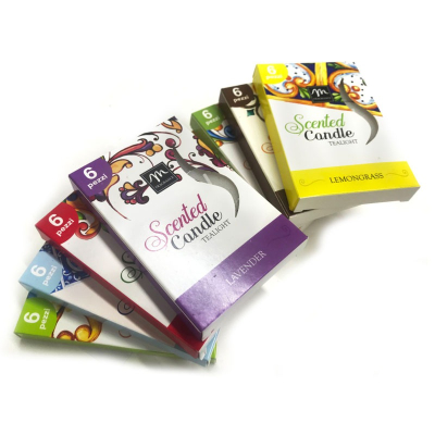 Изображение товара Набор ароматизированных свечей Mercury 6 шт восковых для отдыха и декора